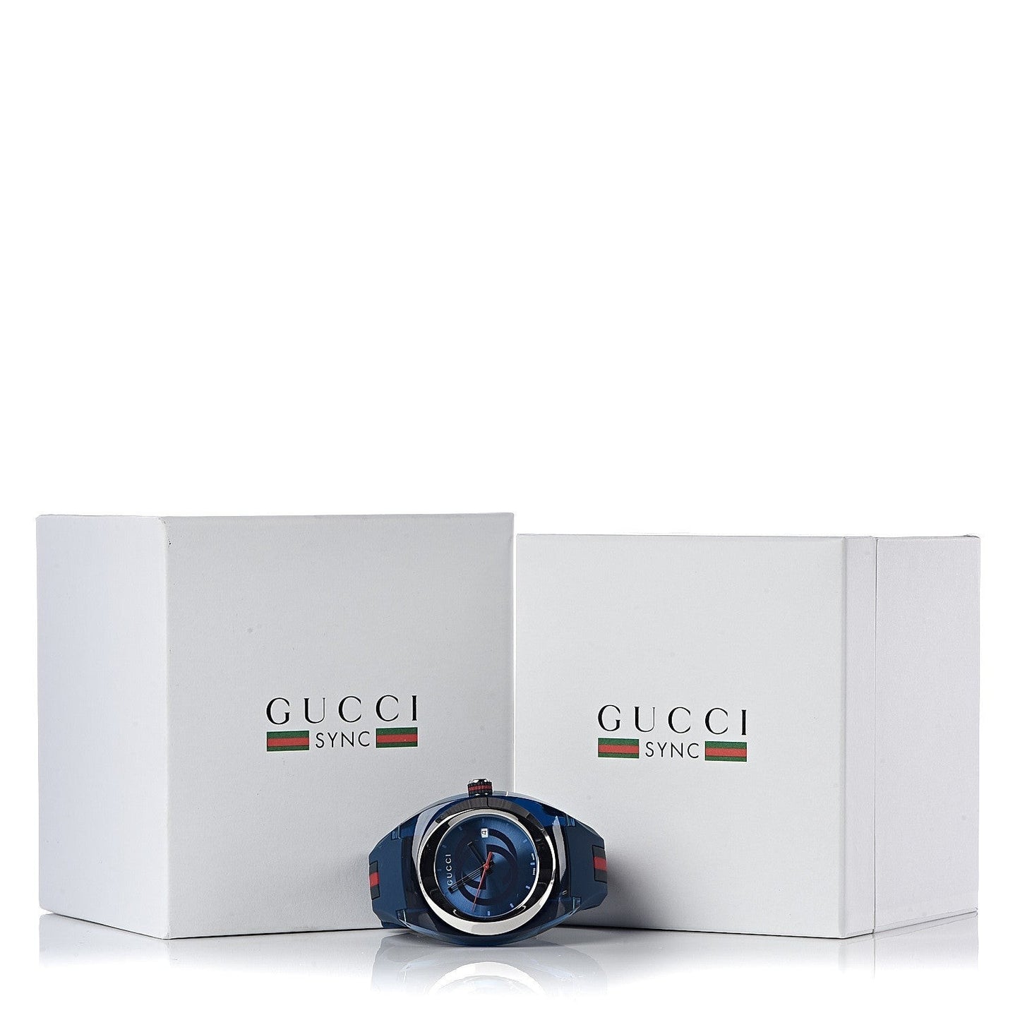 GUCCI SYNC YA137104 Men's Watch – Blue Dial, Quartz Movement, Authentic from