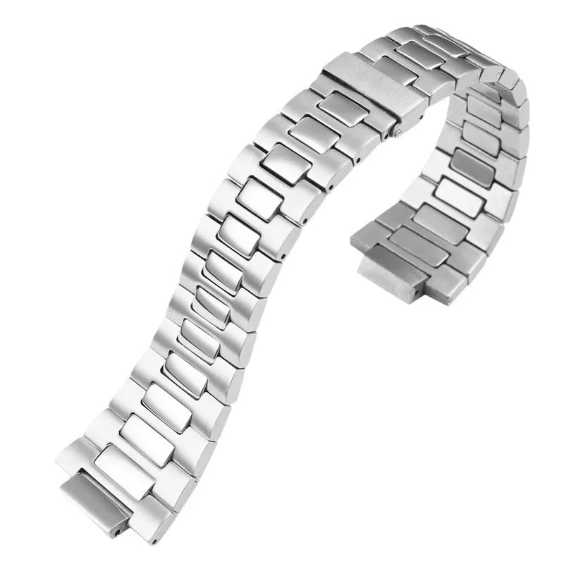 Watch bracelet for Patek Philippe Nautilus 5711/5726 Fine steel watch strap male convex stainless steel watch accessories 25mm