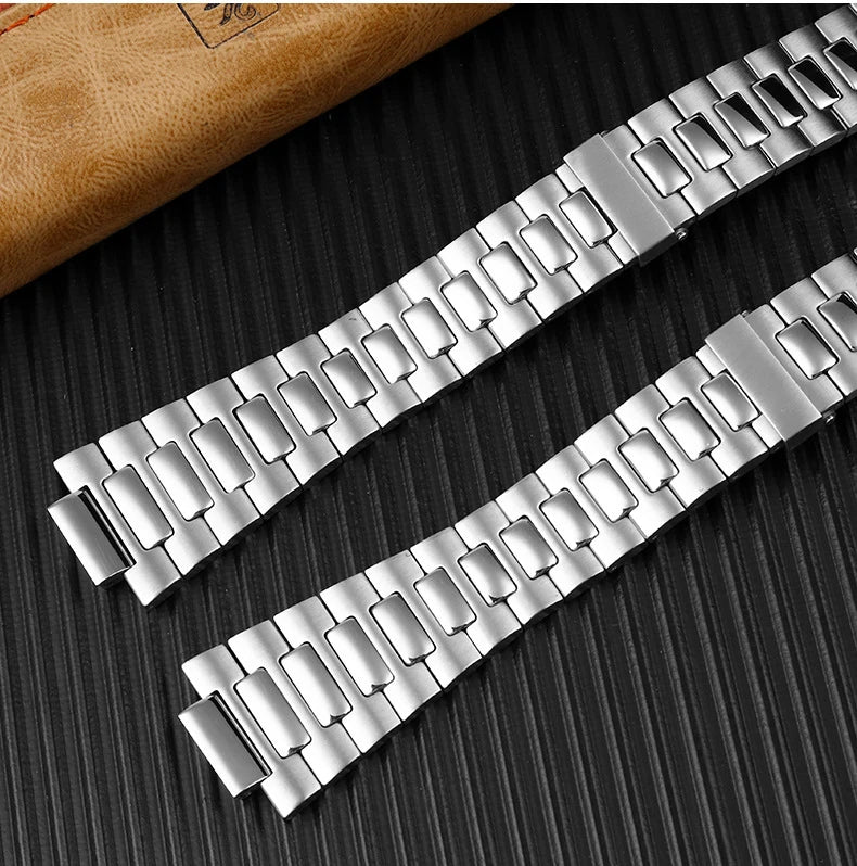 Watch bracelet for Patek Philippe Nautilus 5711/5726 Fine steel watch strap male convex stainless steel watch accessories 25mm
