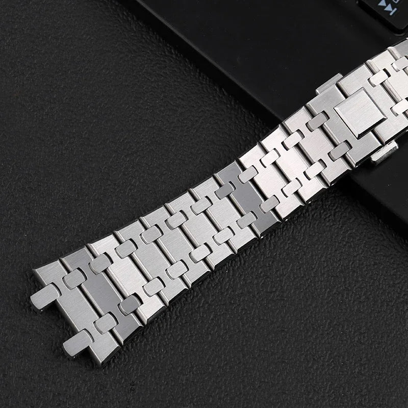 26mm 316L Stainless Steel Bracelet For AP 15400 Audemars Piguet Royal Oak GA2100 2110 Strap Men Watch Band