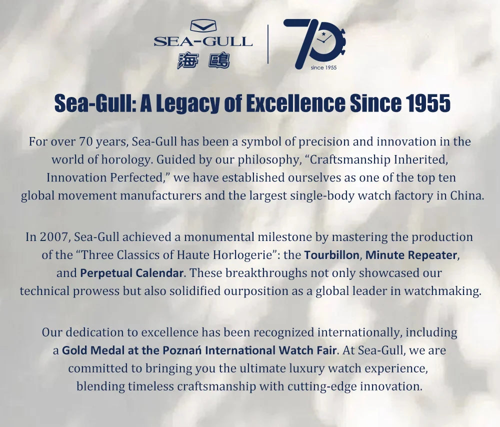 Seagull Ocean Series Stainless Steel Watch Men Business Watch Automatic Mechanical Watch 20Bar Waterproof Diving Diver Watch 523