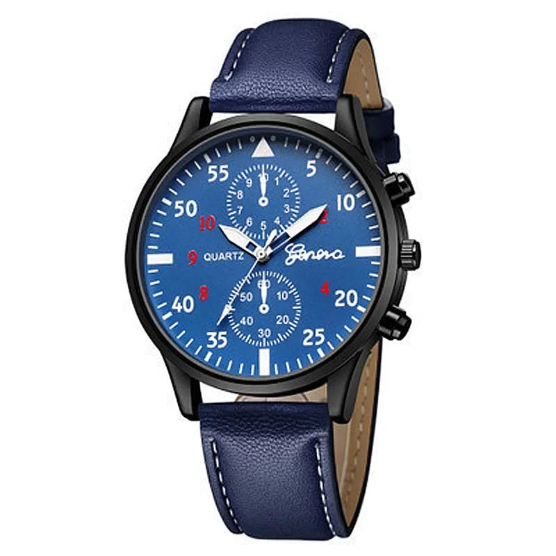 Watches for Men Reloj Hombre Fashion Retro Business Hand Watch Leather Watches Quartz Wristwatch Clock Gift Relogios Masculino