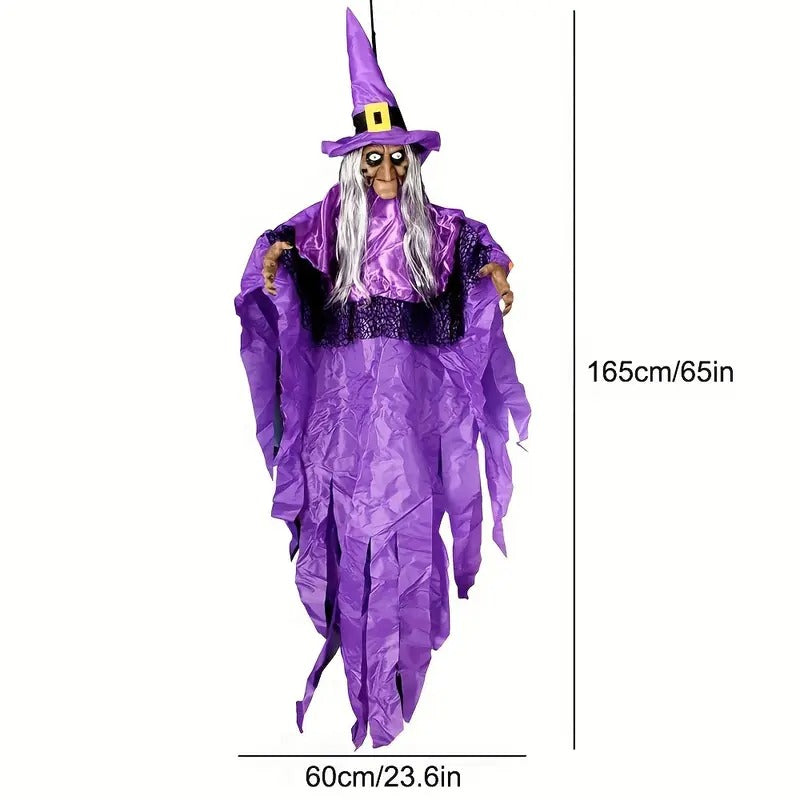 NNETM Spooky Witch Costume Halloween Hanging Decoration