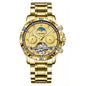 Fashion Business Men's Waterproof Tourbillon Steel Belt Mechanical Watch