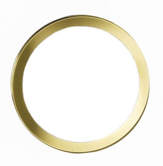 Watch Crystal Flat Mineral Golden Border Dia: 35.5 mm, Border Trim: 1.0 mm