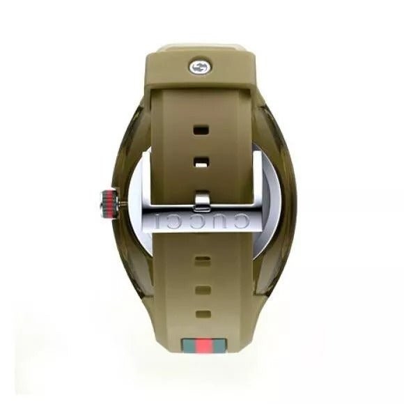 GUCCI SYNC YA137111 Men's Watch – Green Army Dial, Quartz, Box & Booklet