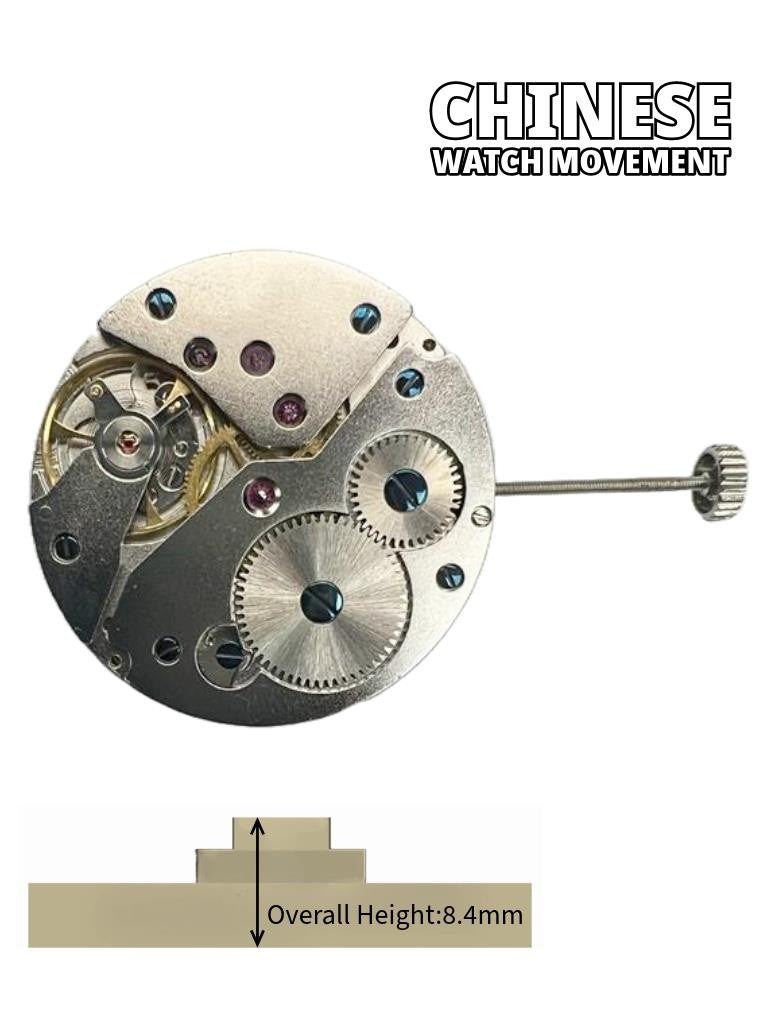 Chinese Mechanical Watch Movement 9120 2Hands