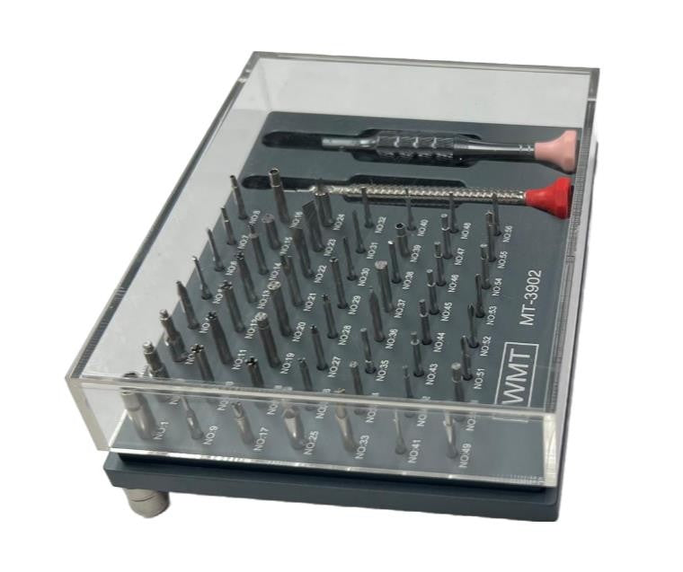 Watch Screwdriver WMT MT-3902 Set of 56Pcs with Stand Watchmakers Tool Kit