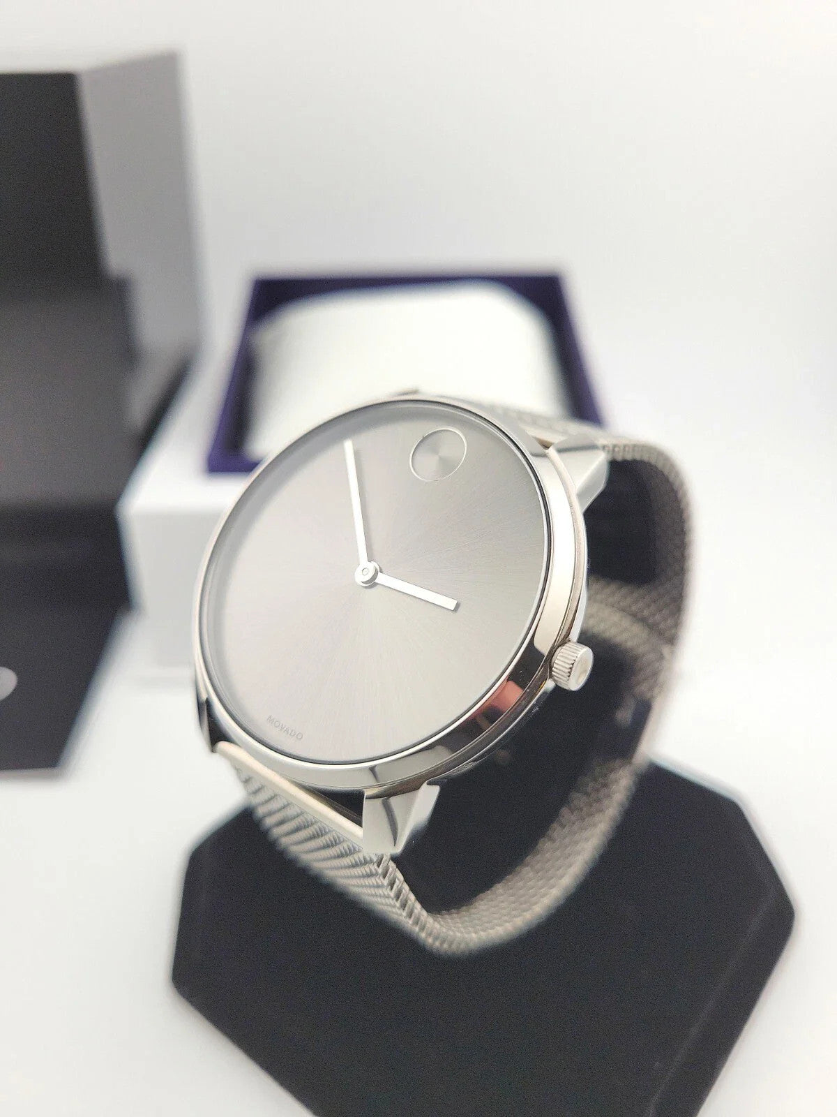 Movado Men's Bold Gray Dial Stainless Steel Watch - 3600599 ($695 MSRP)