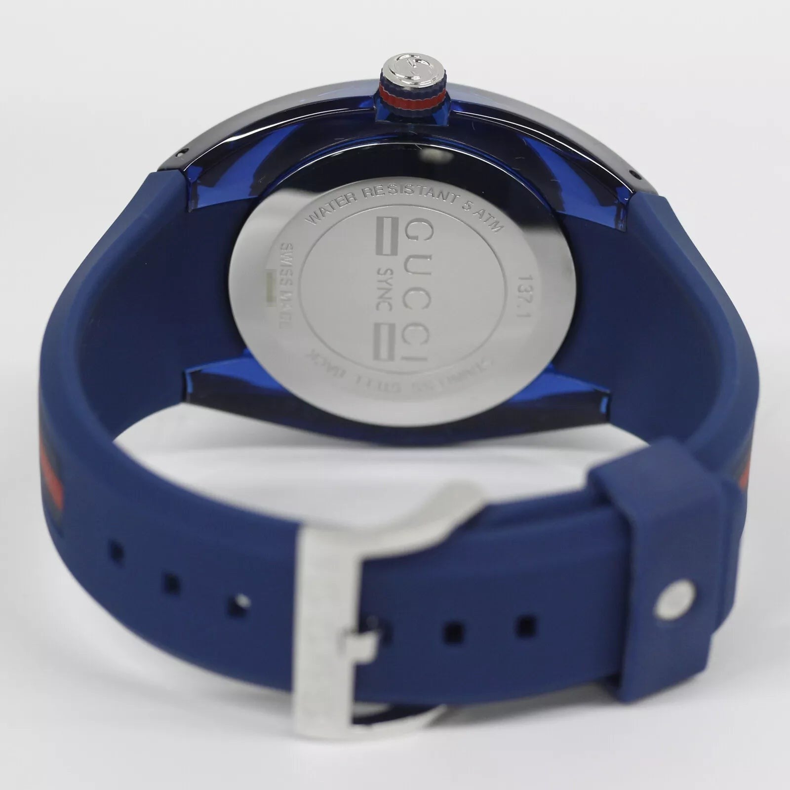 GUCCI SYNC YA137104 Men's Watch – Blue Dial, Quartz Movement, Authentic from