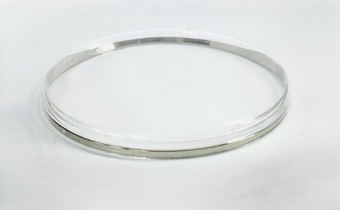 Genuine Omega Watch Crystal Acrylicl with Silver Tension Ring
