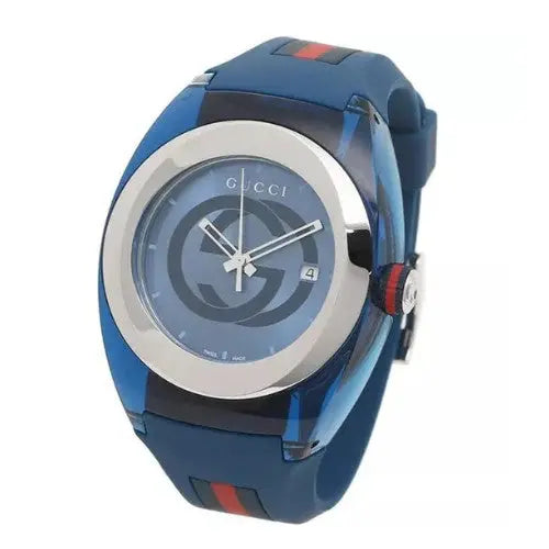 GUCCI SYNC YA137104 Men's Watch – Red Dial, Quartz Movement, Authentic