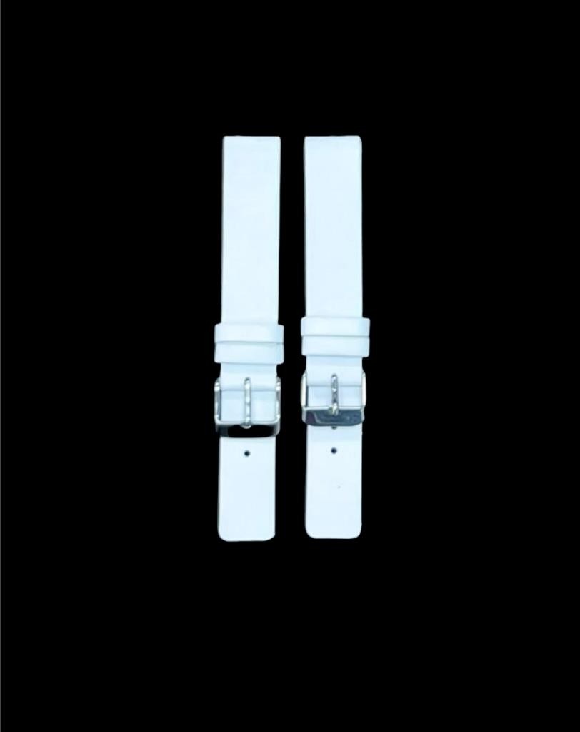 High Quality Watch Band Plain Flat Genuine Leather 16MM