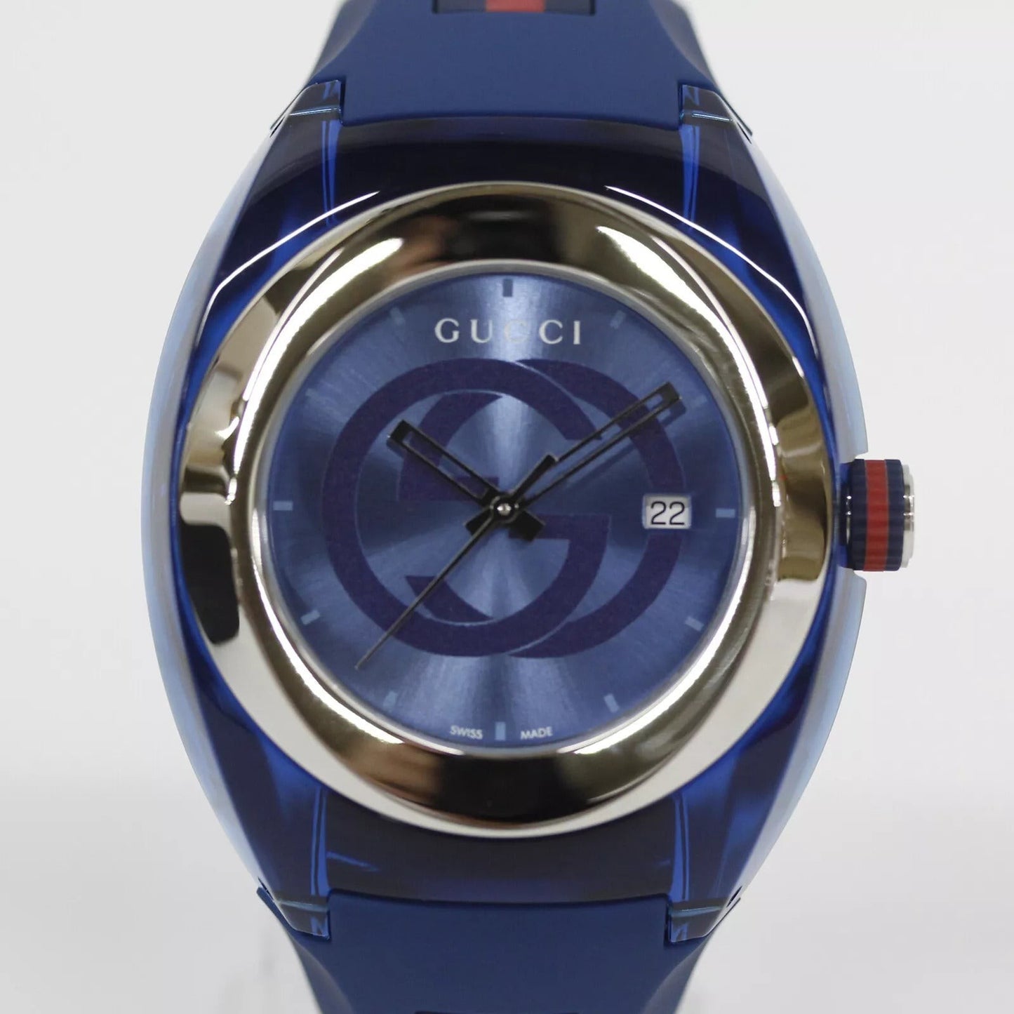 GUCCI SYNC YA137104 Men's Watch – Blue Dial, Quartz Movement, Authentic from