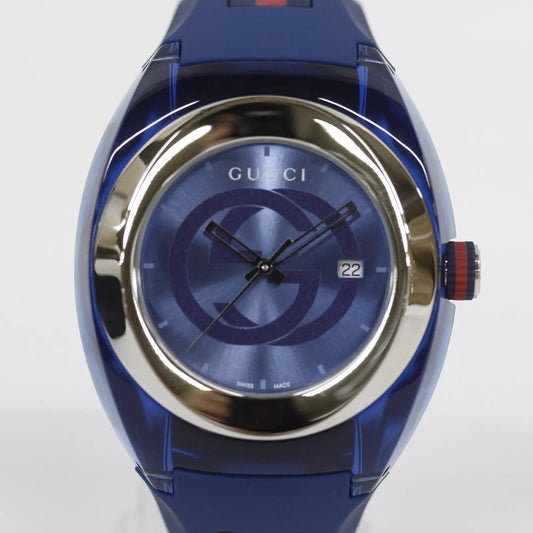 GUCCI SYNC YA137104 Men's Watch – Blue Dial, Quartz Movement, Authentic from