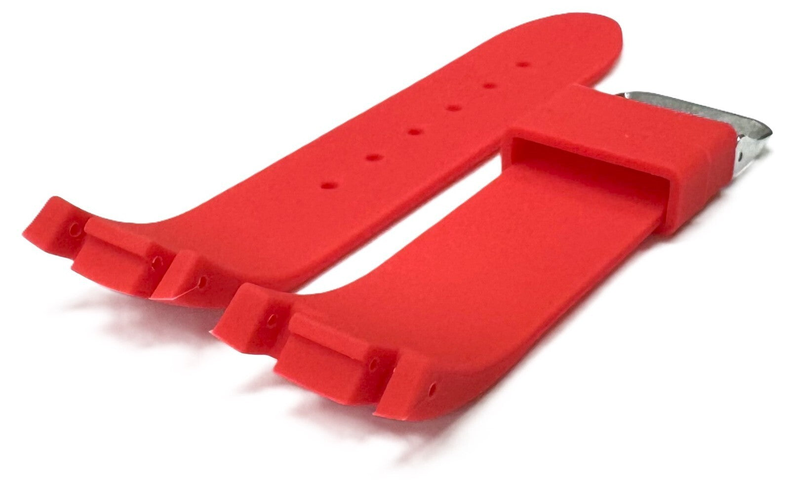 24mm Red Color Silicon Rubber Replacement Watch Band for JOE RODEO Master