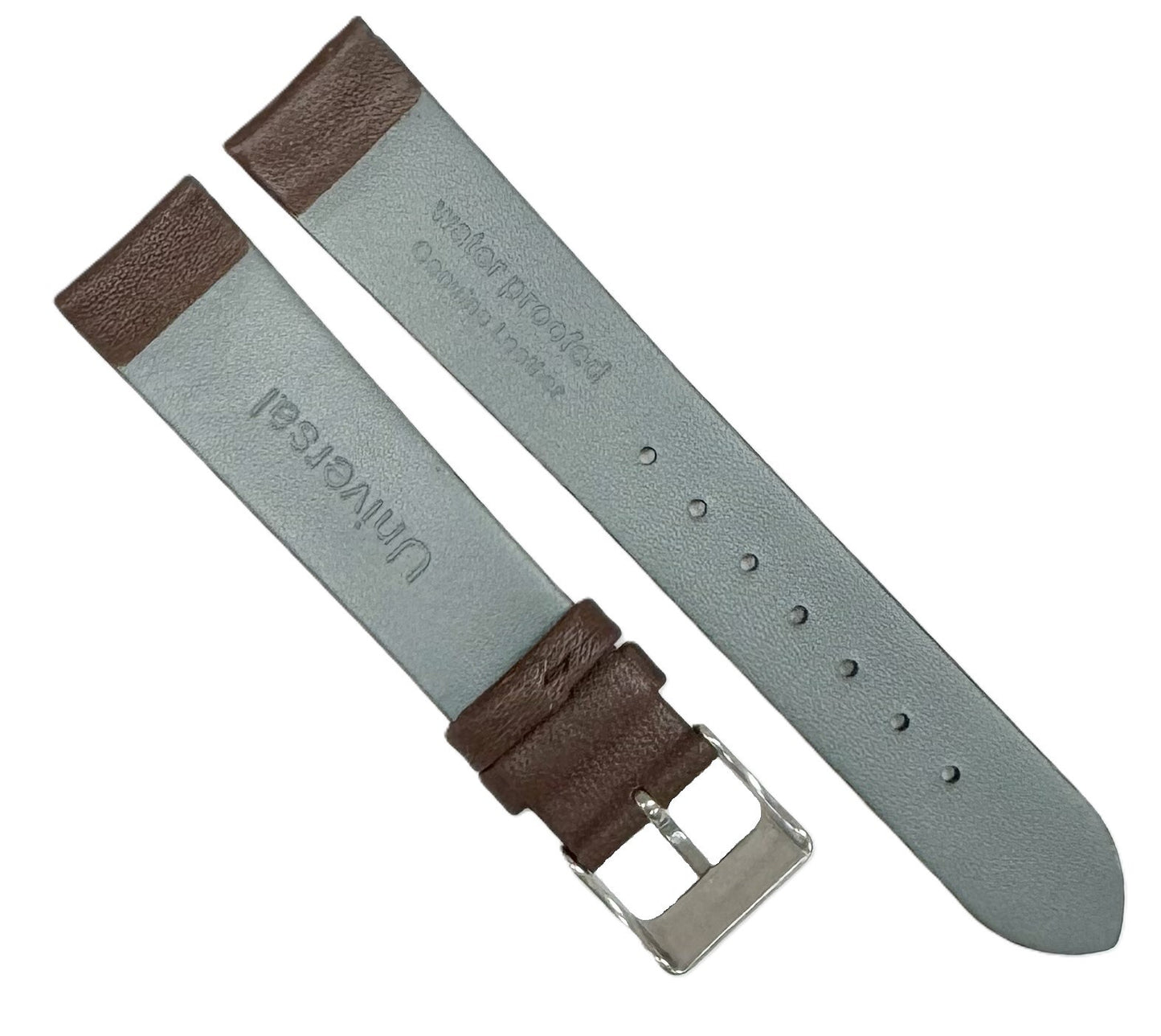 Genuine Leather Fine-Grained Brown MOVADO Replacement Band, 14-22 MM, Regular
