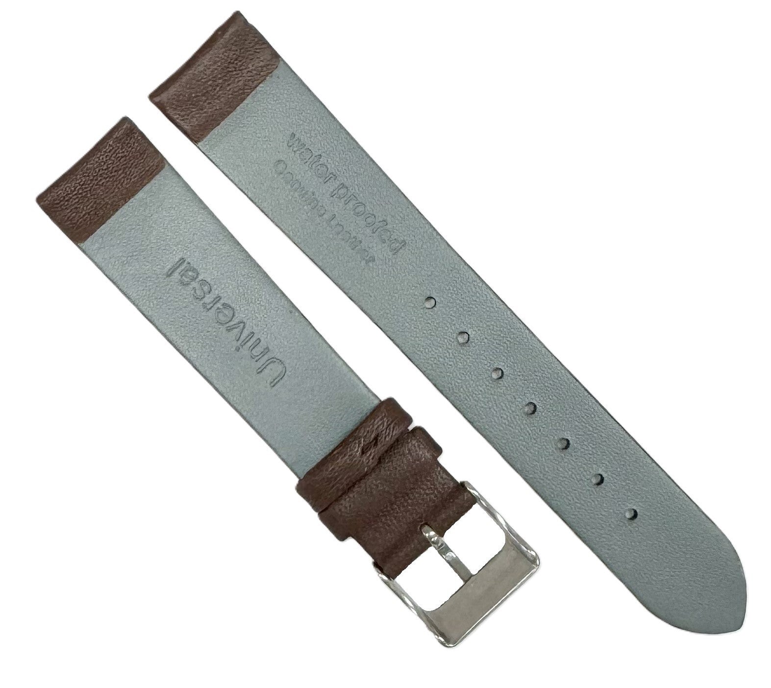 Genuine Leather Fine-Grained Brown MOVADO Replacement Band, 14-22 MM, Regular