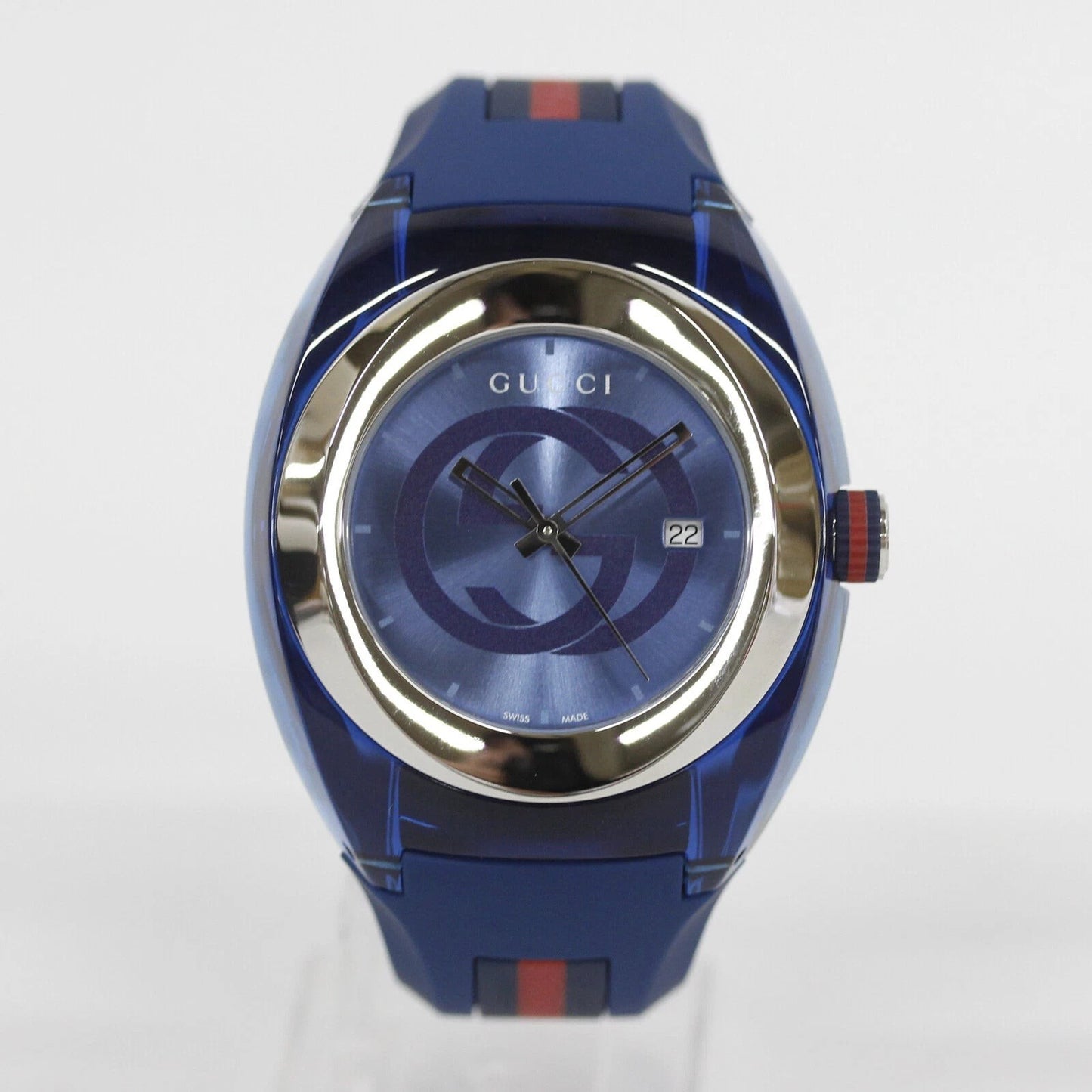 GUCCI SYNC YA137104 Men's Watch – Blue Dial, Quartz Movement, Authentic from