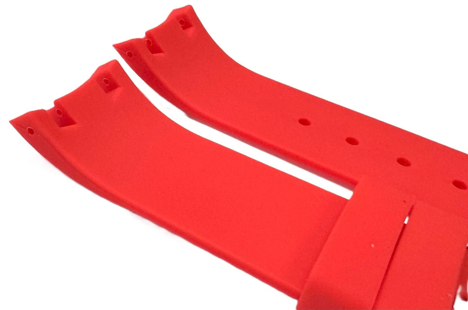 24mm Red Color Silicon Rubber Replacement Watch Band for JOE RODEO Master