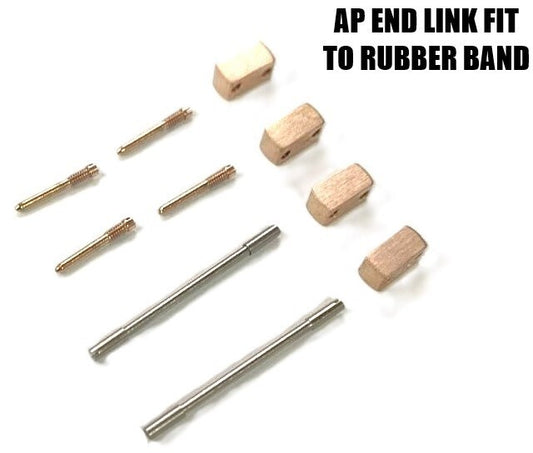 AP AUDEMARS PIGUET WATCH END LINK FOR RUBBER BAND, ROSE GOLD , SIZE 7x3.5X3.7MM