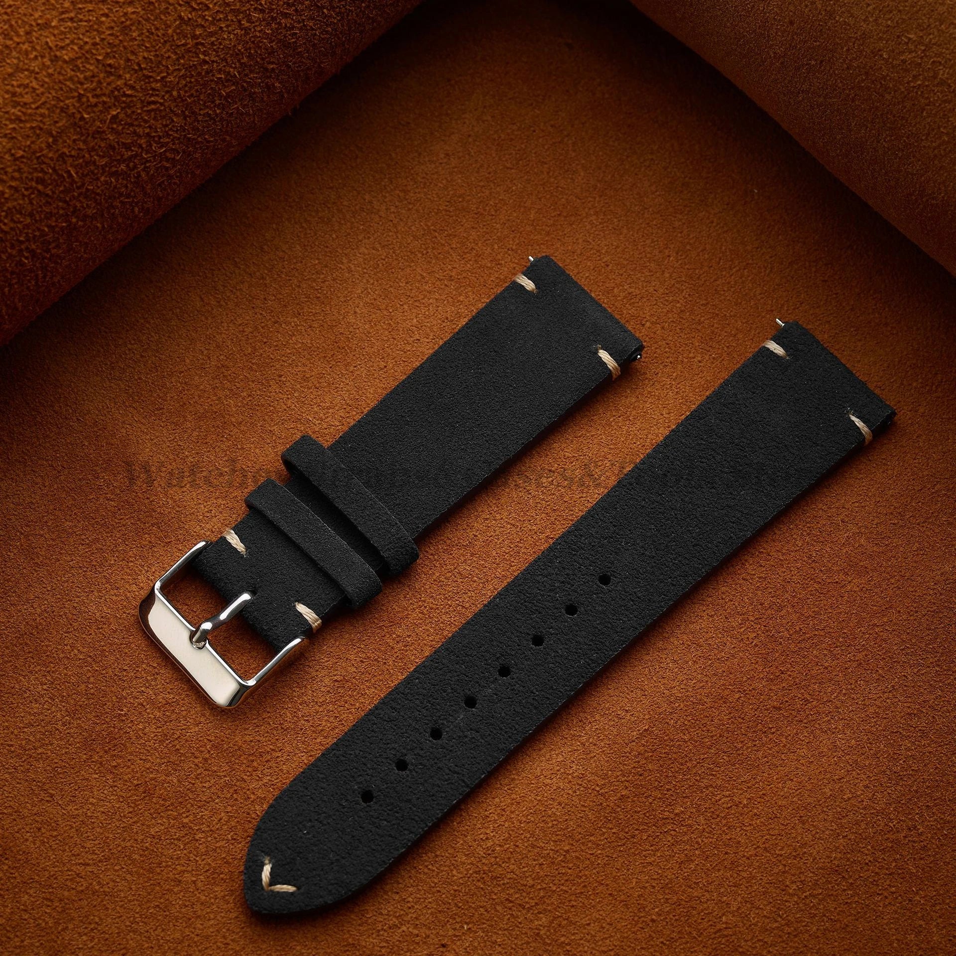 Soft Suede Watch Strap 18mm 20mm 22mm for Huawei Watch Gt3/Gt4 Quick Release Bracelet 14mm 16mm for Women Men Calfskin Wristband