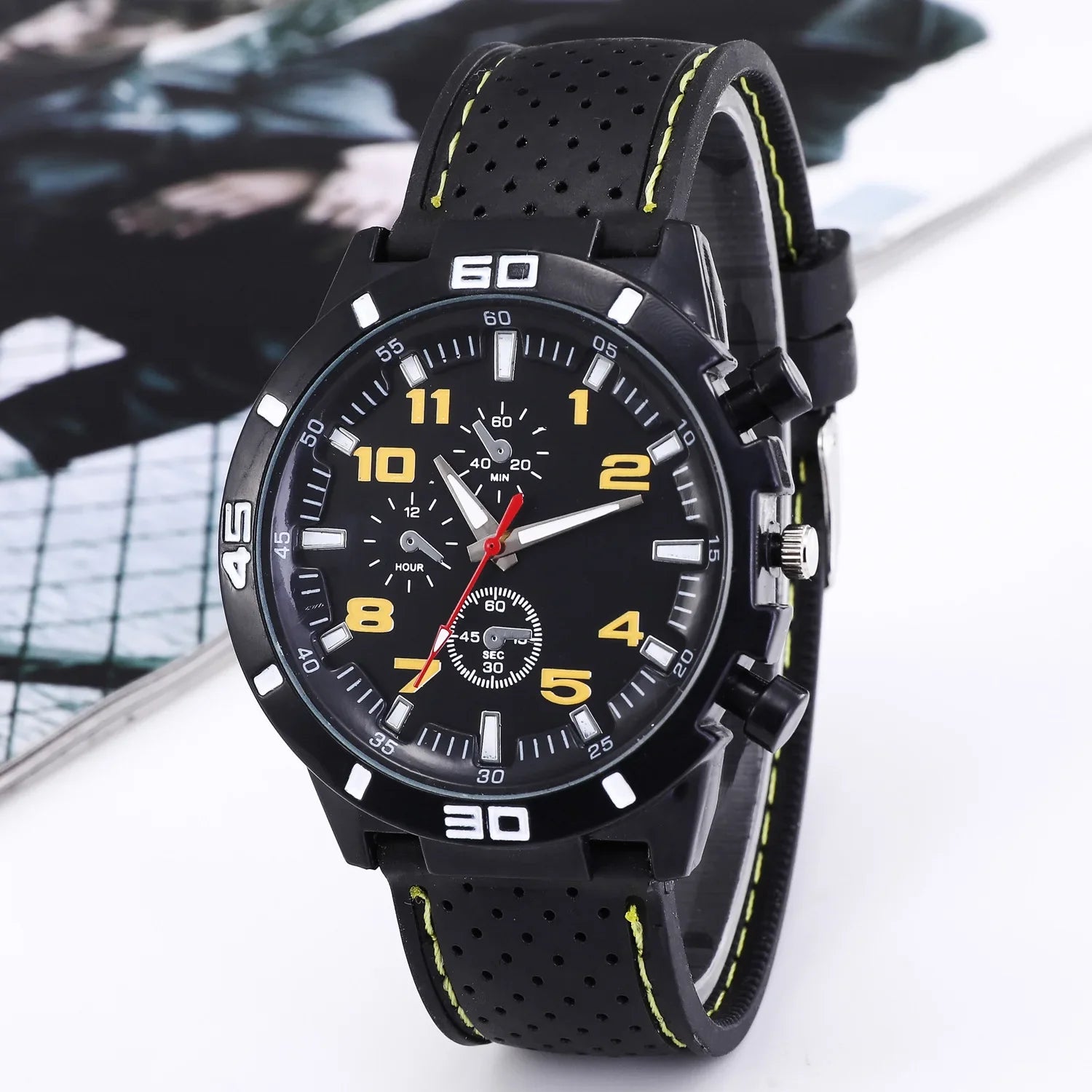 Brand Quartz Men Watches Reloj Hombre Luxury Male Clock Sport Mens Watch Fashion Silicone Strap Student Wristwatches Gift
