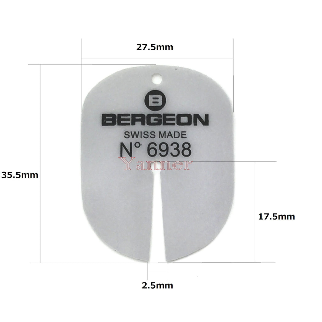 5PCS BERGEON 6938 DIAL PROTECTOR SHIM WATCH HANDS REMOVER SHIM FOR WATCH DAIL CUSHION WATCH REPAIR TOOLS