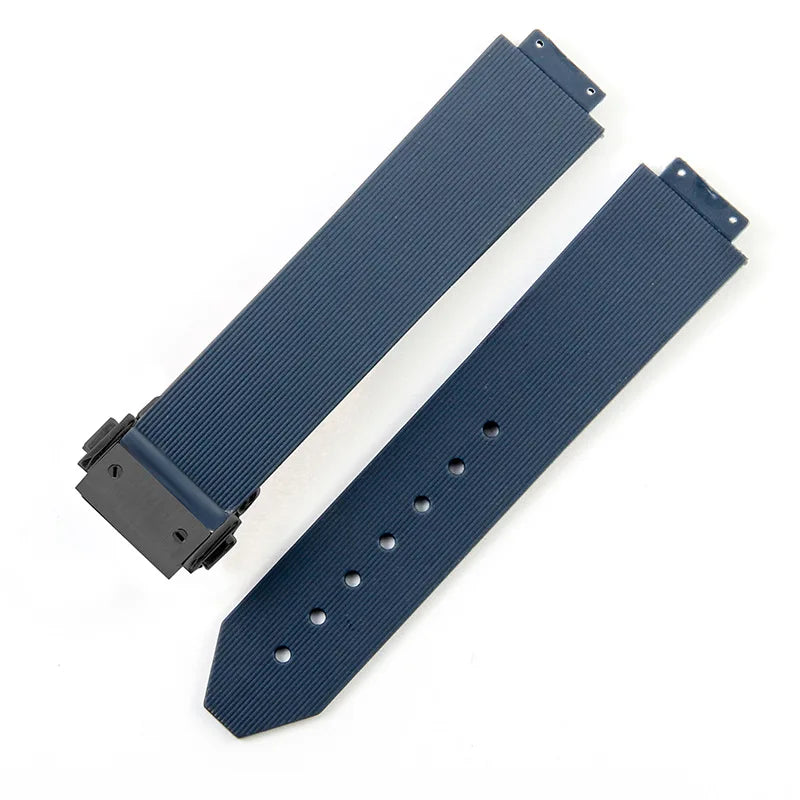 19mmx26mm Silicone Rubber Watch Strap for HUBLOT Classic Fusion Curved End Links Waterproof Men women Watch Strap