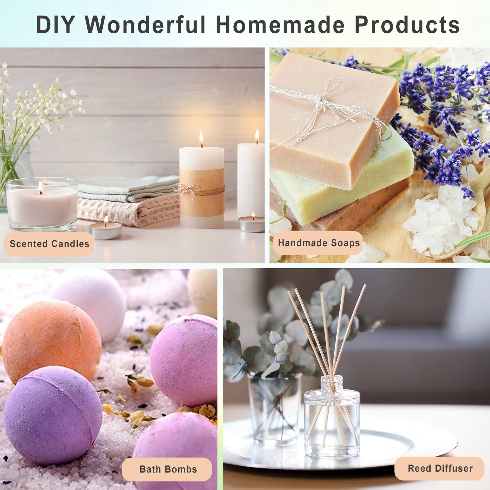 MAYJAM 20PCS Essential Oils Gift Set Aromatherapy Essential Oils Oregano Neroli Helichrysum Spearmint Lemon Eucalyptus Turmeric