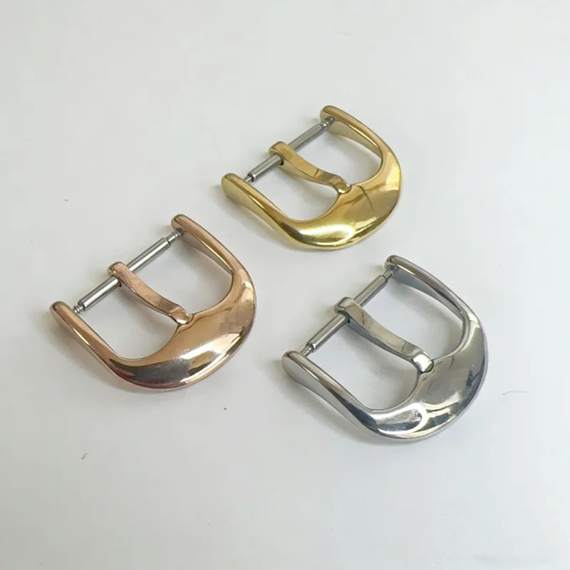 Fine Polished Stainless Steel Watch Buckle - Replacement Pin Clasp Fit For Rolex Watch Band Accessories 16mm/18mm/20mm