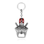 Movie Deadpool Bottle Opener Keychain Deadpool Mask Pendant Keyring for Men Gifts Accessories