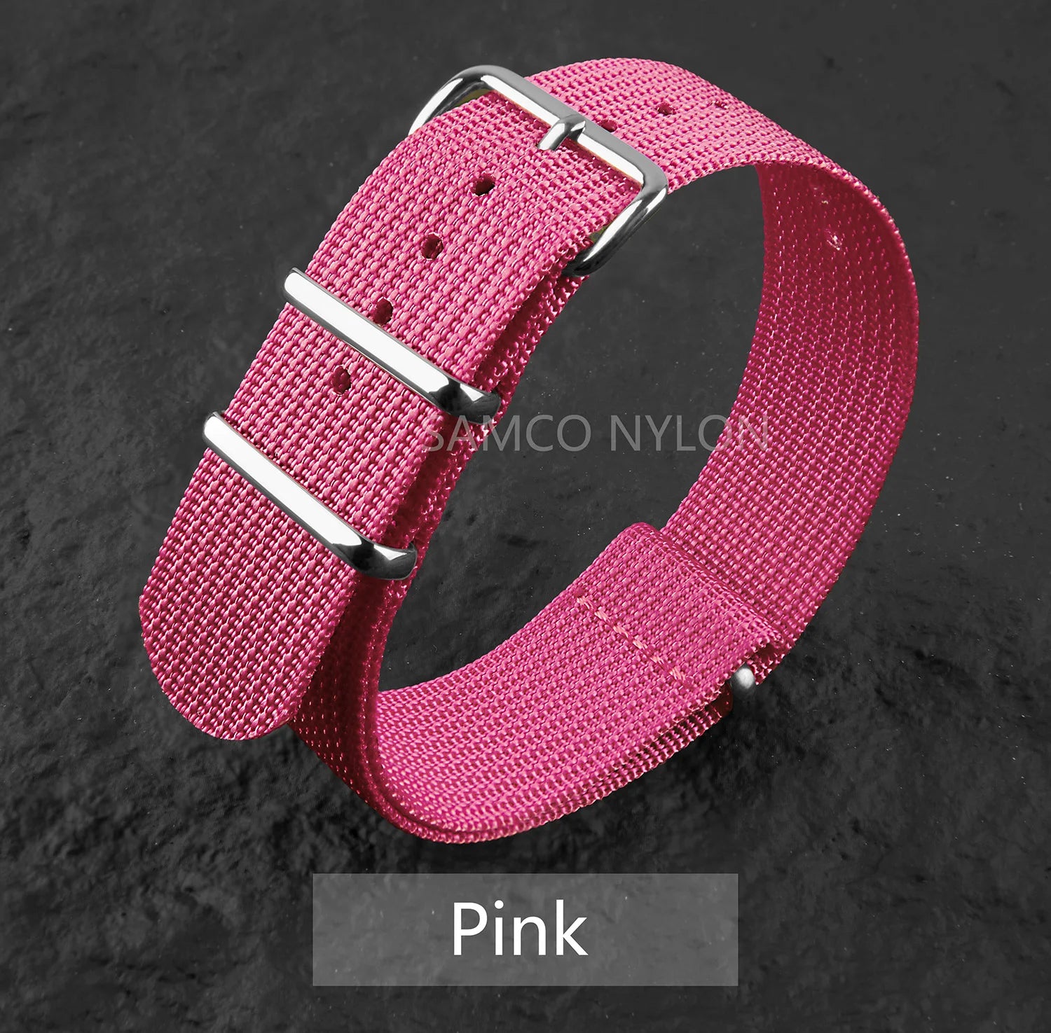 Ribbed Nylon Watch Band 20mm 22mm Comfortable Watch Straps Loop Military Washable Blet for Men Watchbands