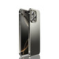 Metal stainless steel Case for iPhone 15 16 Pro Max Camera Protective Case iphone Original Color ultrathin Phone Back Cover