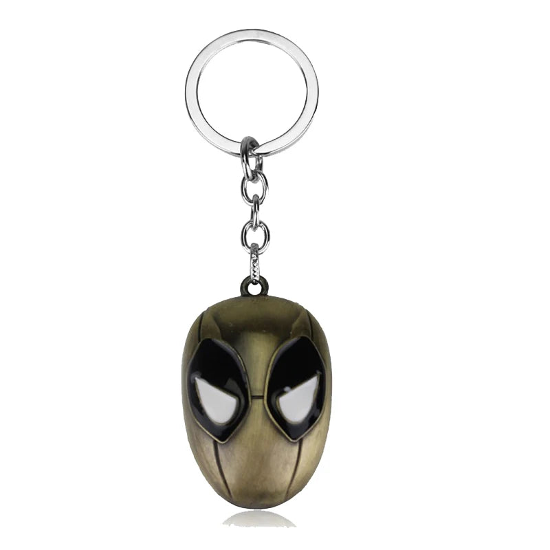 Movie Deadpool Bottle Opener Keychain Deadpool Mask Pendant Keyring for Men Gifts Accessories