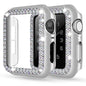 Diamond Case For Apple Watch Cover 9 8 7 41mm 45mm 42mm 44mm 40mm women Bling Bumper Protector Shell iWatch Series 8 3 4 5 6 SE