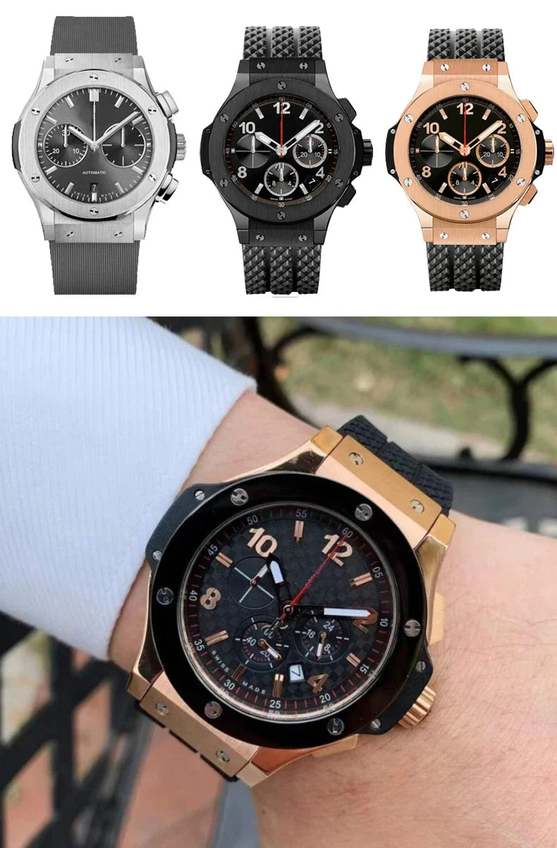 Watchband for HUBLOT BIG BANG Silicone 26*19mm Waterproof Men's Watch Strap Chain Watch Accessories Rubber Bracelet Wristband