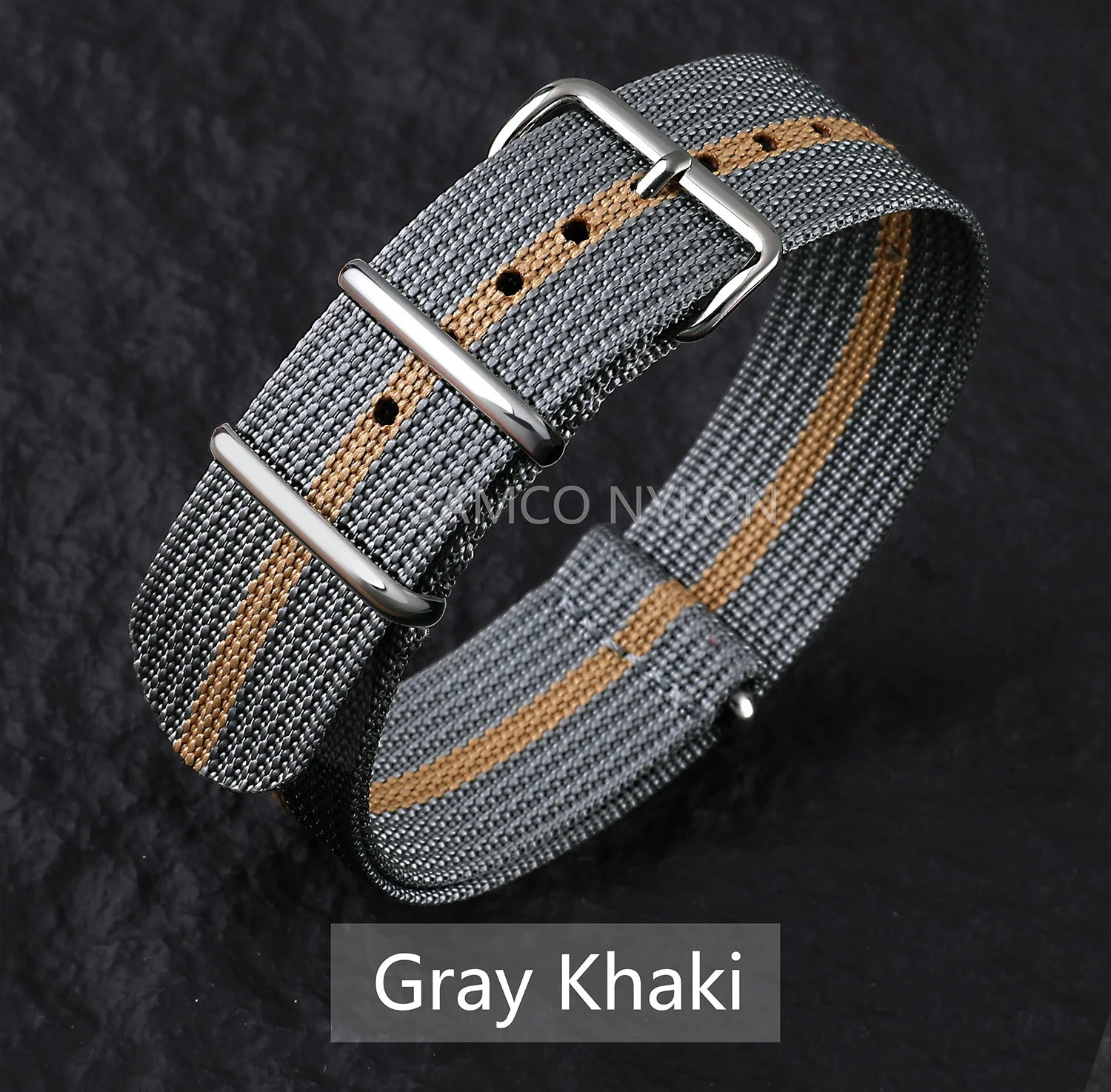 Ribbed Nylon Watch Band 20mm 22mm Comfortable Watch Straps Loop Military Washable Blet for Men Watchbands