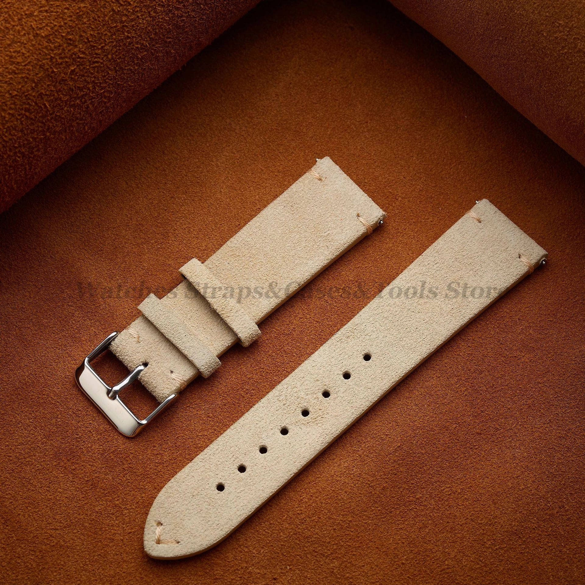 Soft Suede Watch Strap 18mm 20mm 22mm for Huawei Watch Gt3/Gt4 Quick Release Bracelet 14mm 16mm for Women Men Calfskin Wristband