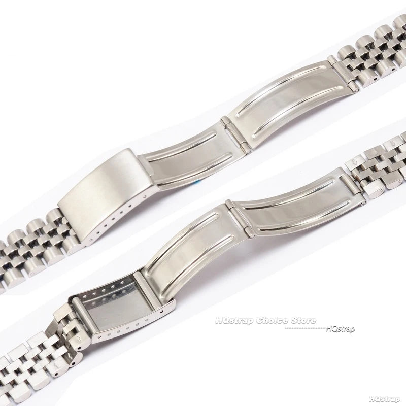 Curved End Watch Band for Jubilee Strap for Rolex DATEJUST Luxury Stainless Steel Bracelet Accessories 18mm 19mm 20mm 21mm 22mm