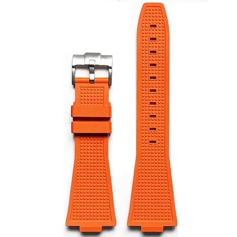 12mm Quick Release Fluoro Rubber Strap for Tissot PRX Powermatic 40mm T137.407 T137.410 FKM Men Convex Replace Watch Band Belt