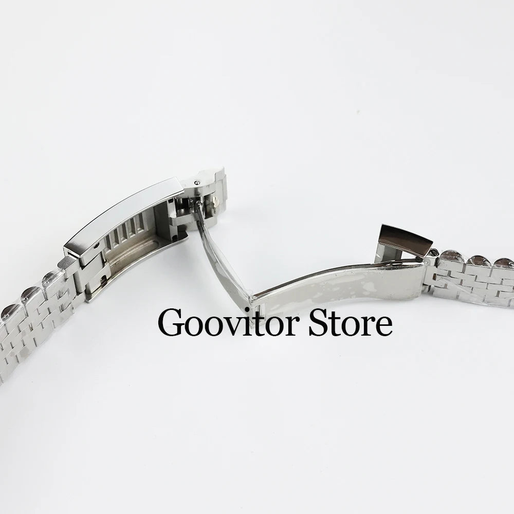 20MM Width Oyster/Jubilee Bracelet Silver Soild Steel Ad justment buckle Wristband for Datejust SUB GMT NH35 watch case 36/40mm
