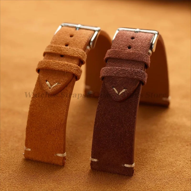 Soft Suede Watch Strap 18mm 20mm 22mm for Huawei Watch Gt3/Gt4 Quick Release Bracelet 14mm 16mm for Women Men Calfskin Wristband