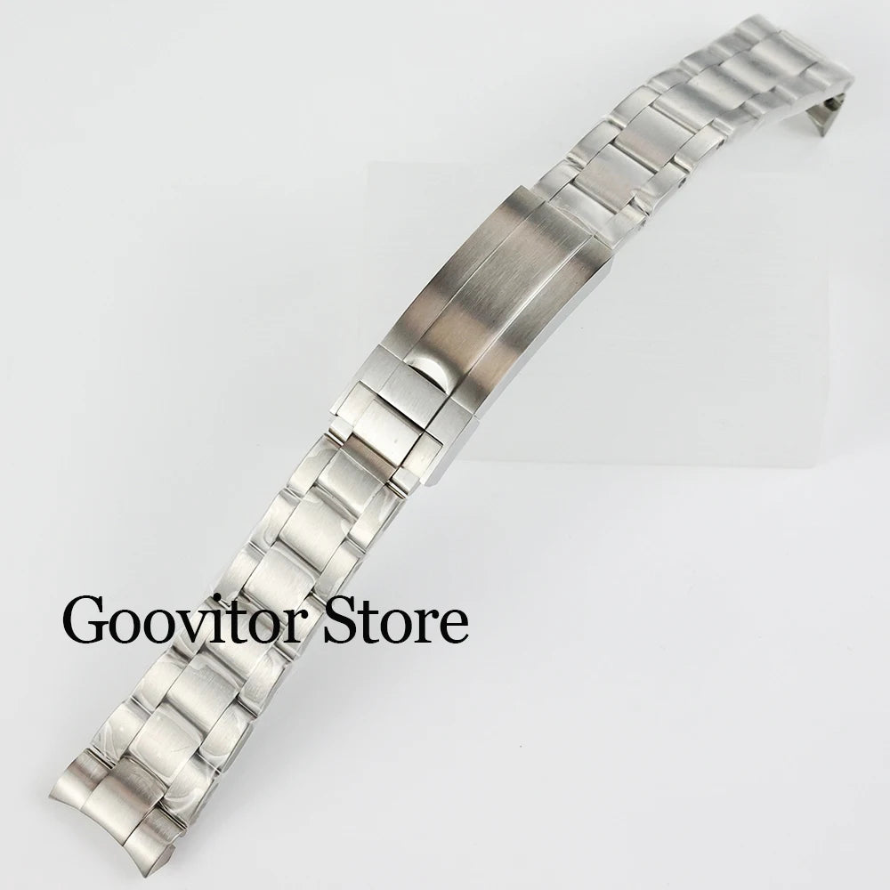 20MM Width Oyster/Jubilee Bracelet Silver Soild Steel Ad justment buckle Wristband for Datejust SUB GMT NH35 watch case 36/40mm