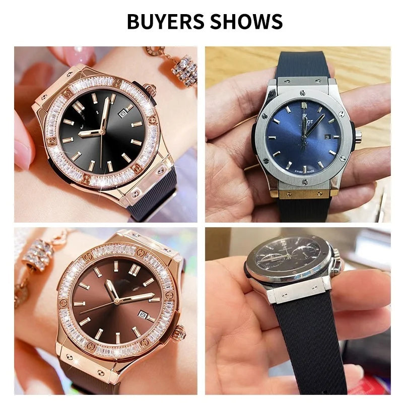 19mmx26mm Silicone Rubber Watch Strap for HUBLOT Classic Fusion Curved End Links Waterproof Men women Watch Strap