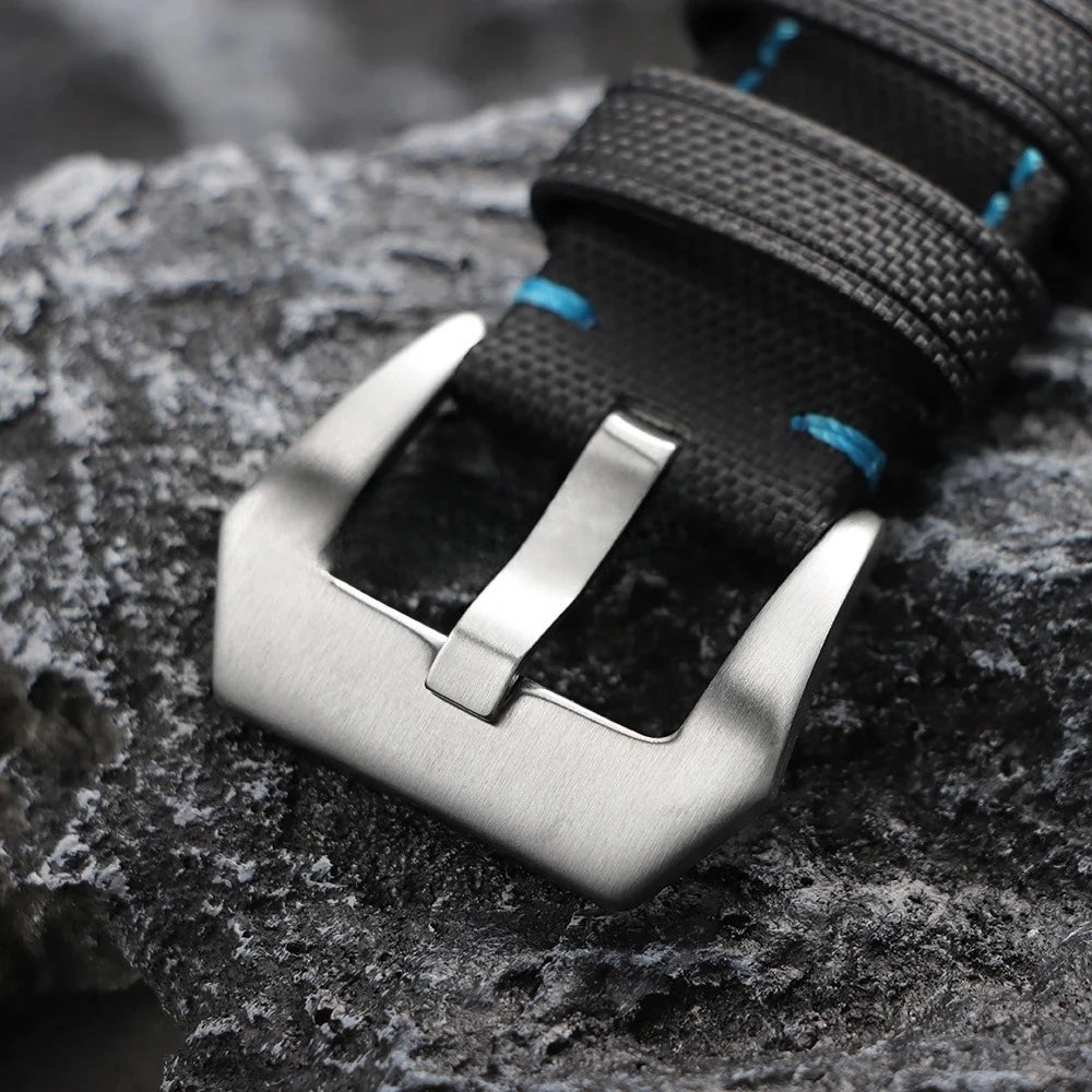 Genuine Sailcloth 20mm 22mm 24mm 26mm Watch Band Premium Sailcloth Strap Waterproof Soft Nylon Quick Release Bracelet Wristbelt