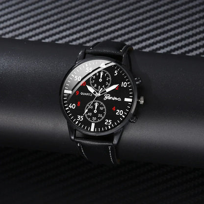 Watches for Men Reloj Hombre Fashion Retro Business Hand Watch Leather Watches Quartz Wristwatch Clock Gift Relogios Masculino
