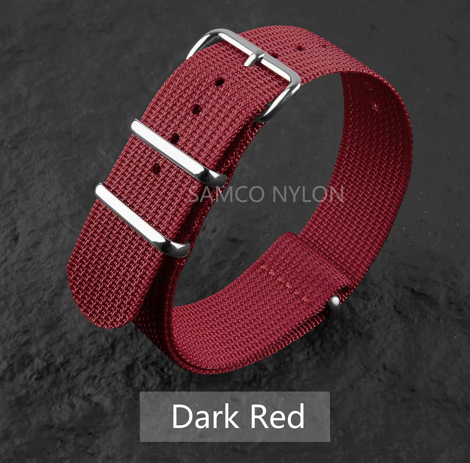 Ribbed Nylon Watch Band 20mm 22mm Comfortable Watch Straps Loop Military Washable Blet for Men Watchbands