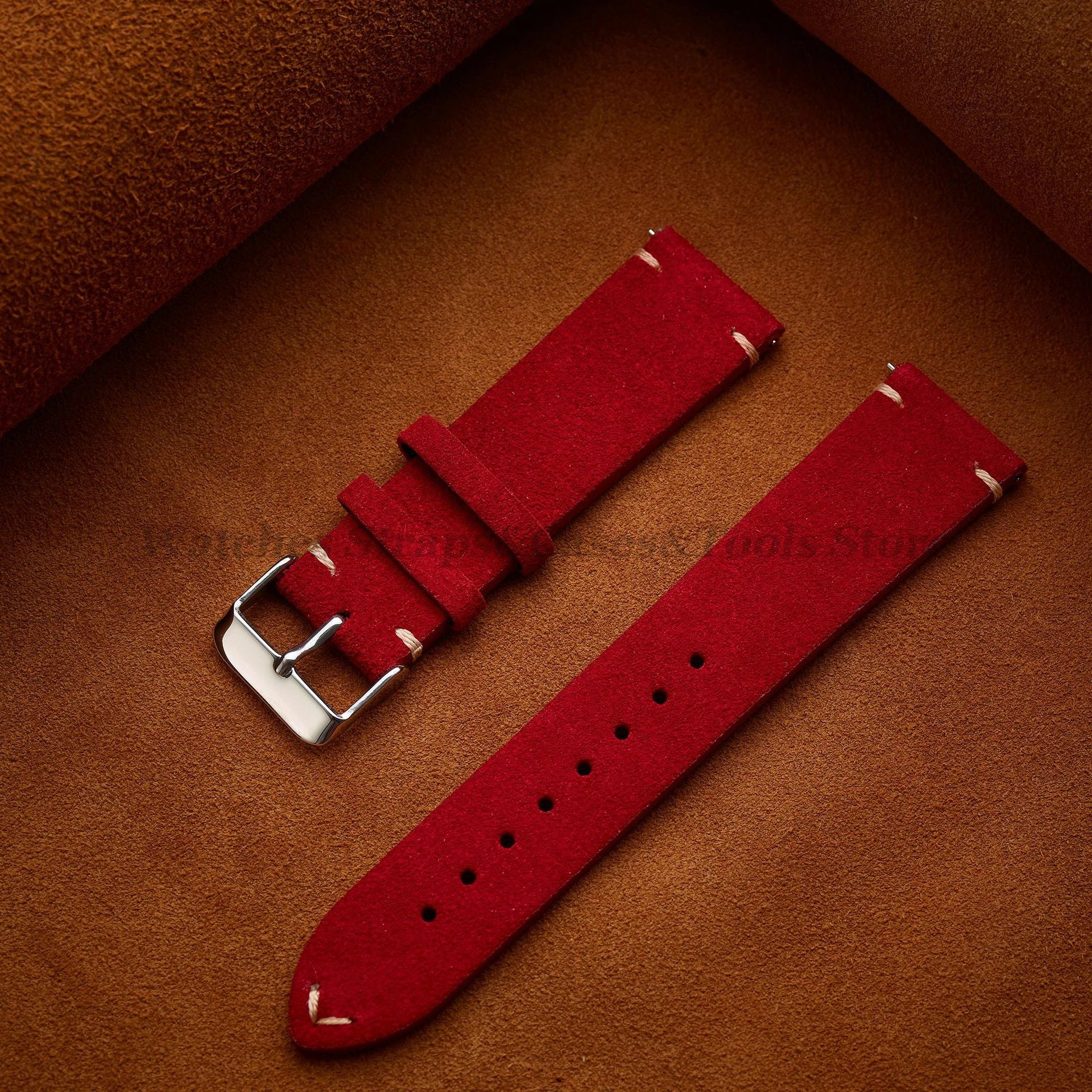 Soft Suede Watch Strap 18mm 20mm 22mm for Huawei Watch Gt3/Gt4 Quick Release Bracelet 14mm 16mm for Women Men Calfskin Wristband