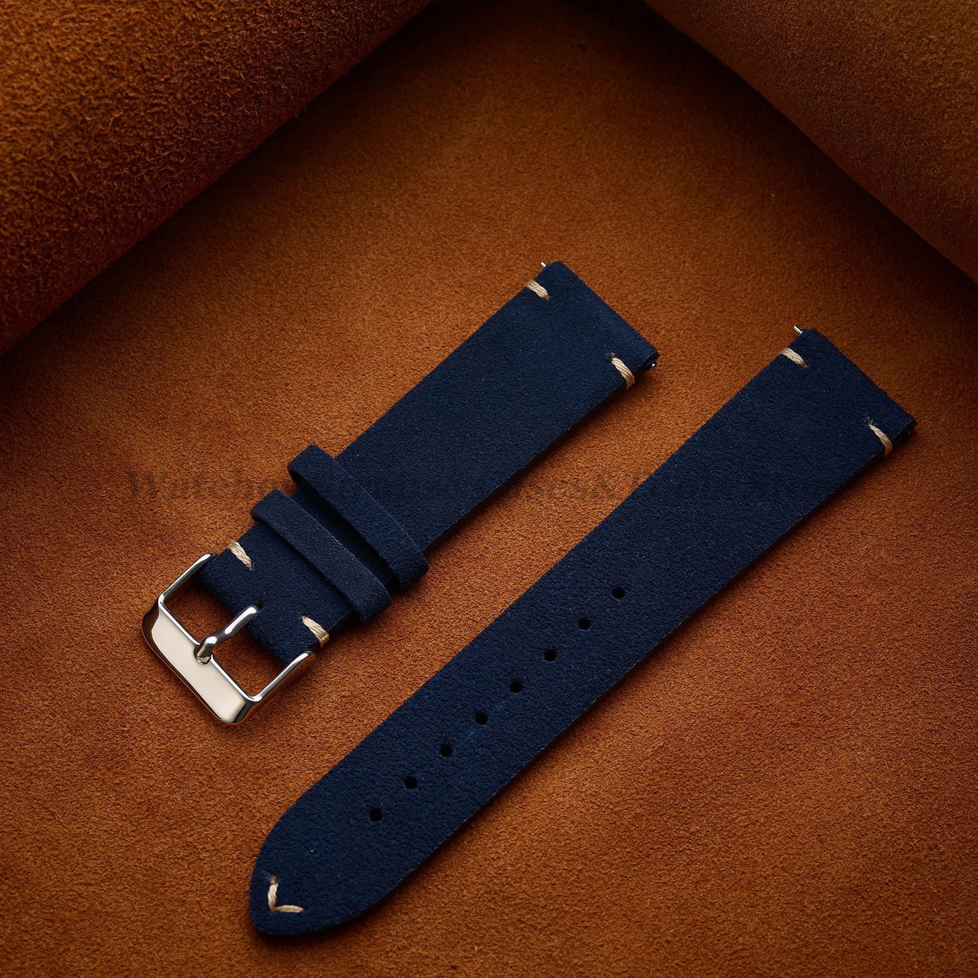 Soft Suede Watch Strap 18mm 20mm 22mm for Huawei Watch Gt3/Gt4 Quick Release Bracelet 14mm 16mm for Women Men Calfskin Wristband